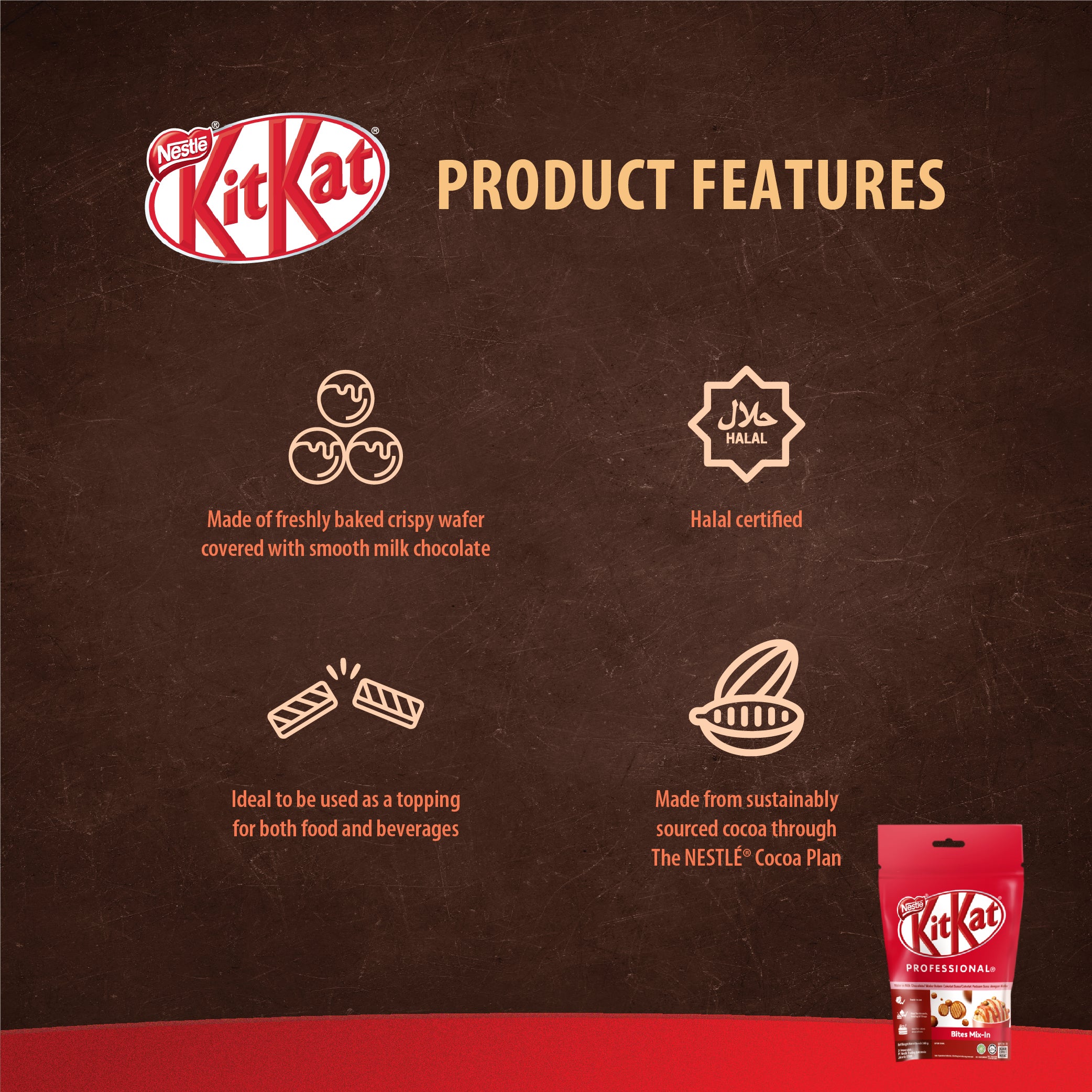Nestle Kitkat Bites Mix-In 240g
