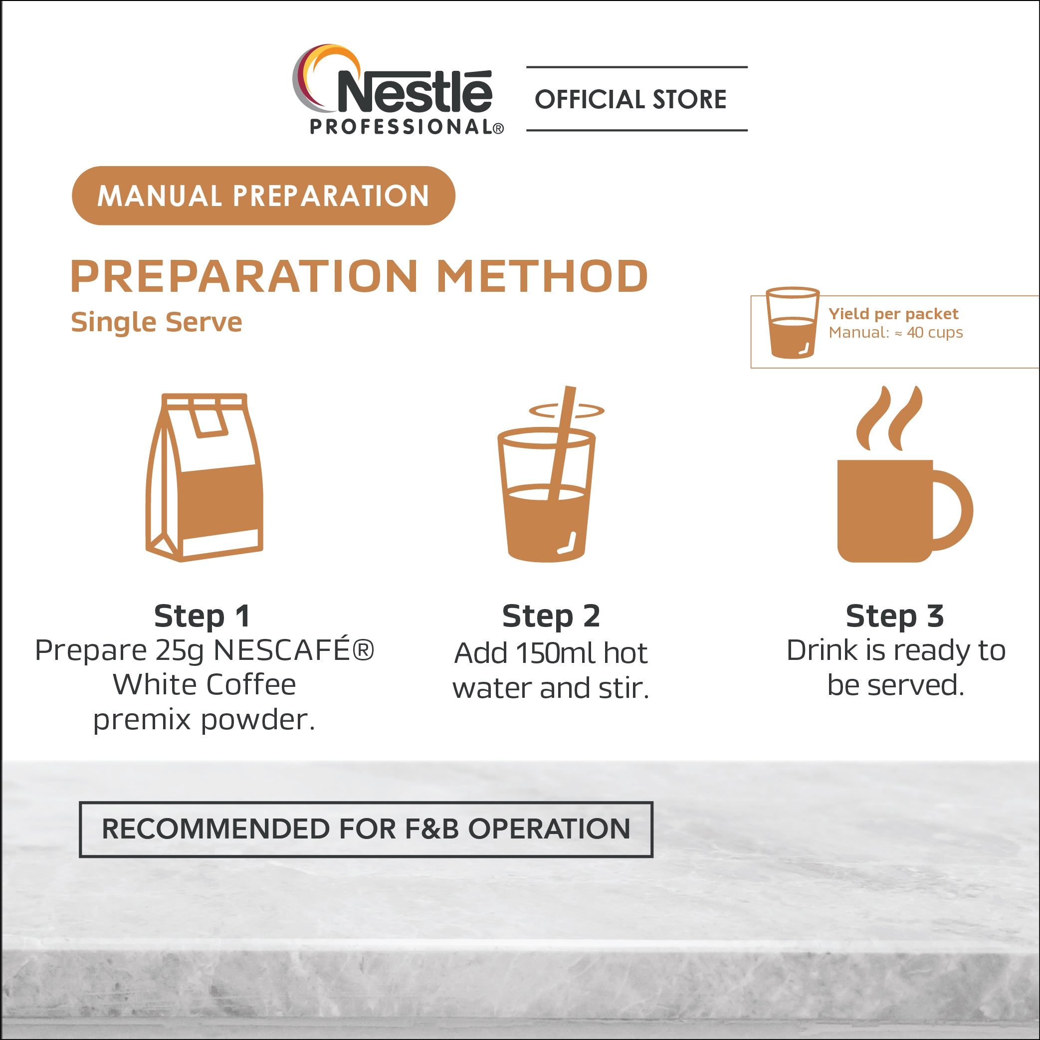 NESCAFE White Coffee - 1kg