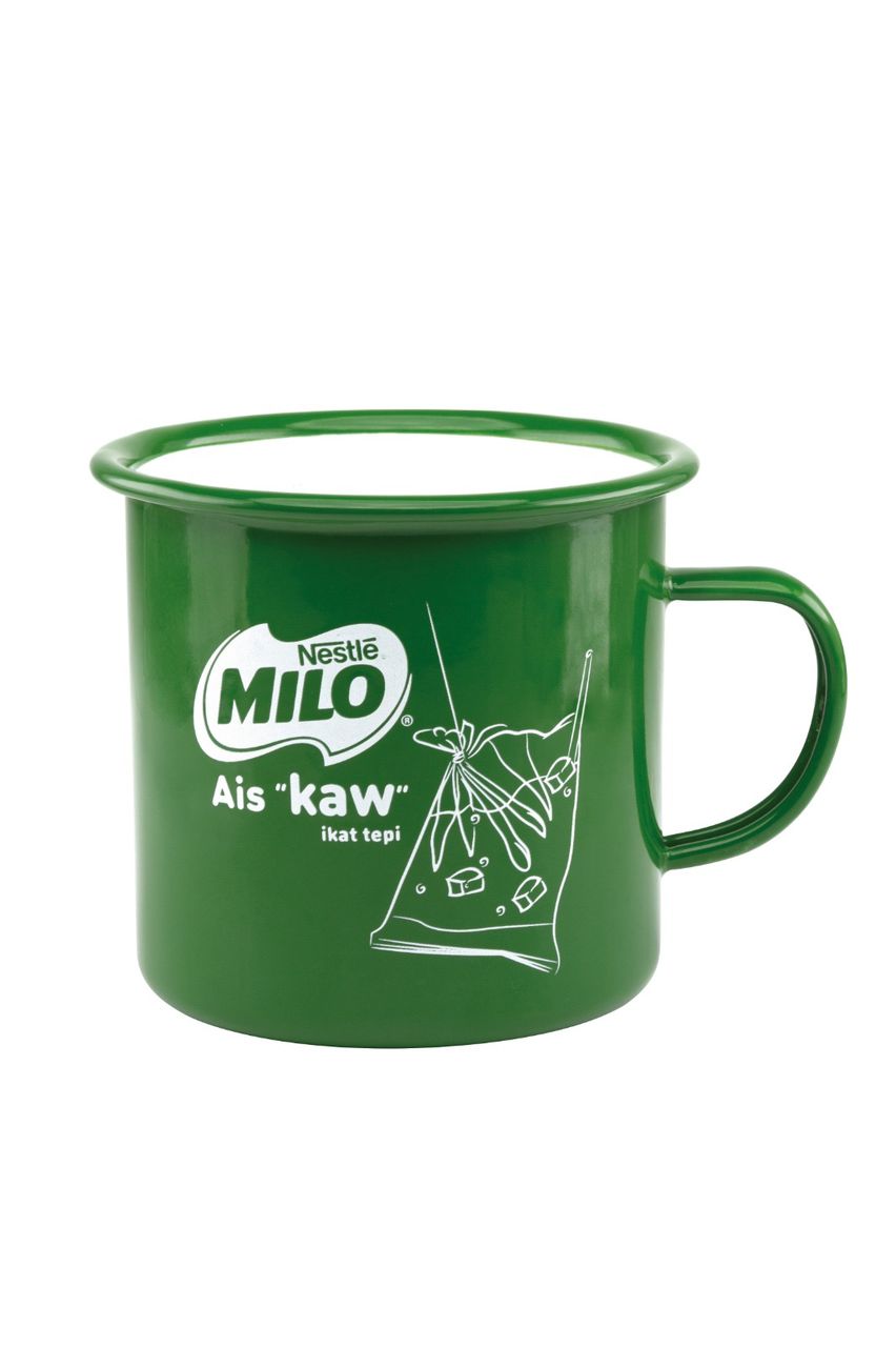 [FOC] MILO Enamel Mug &quot;Milo Ais Kaw&quot;