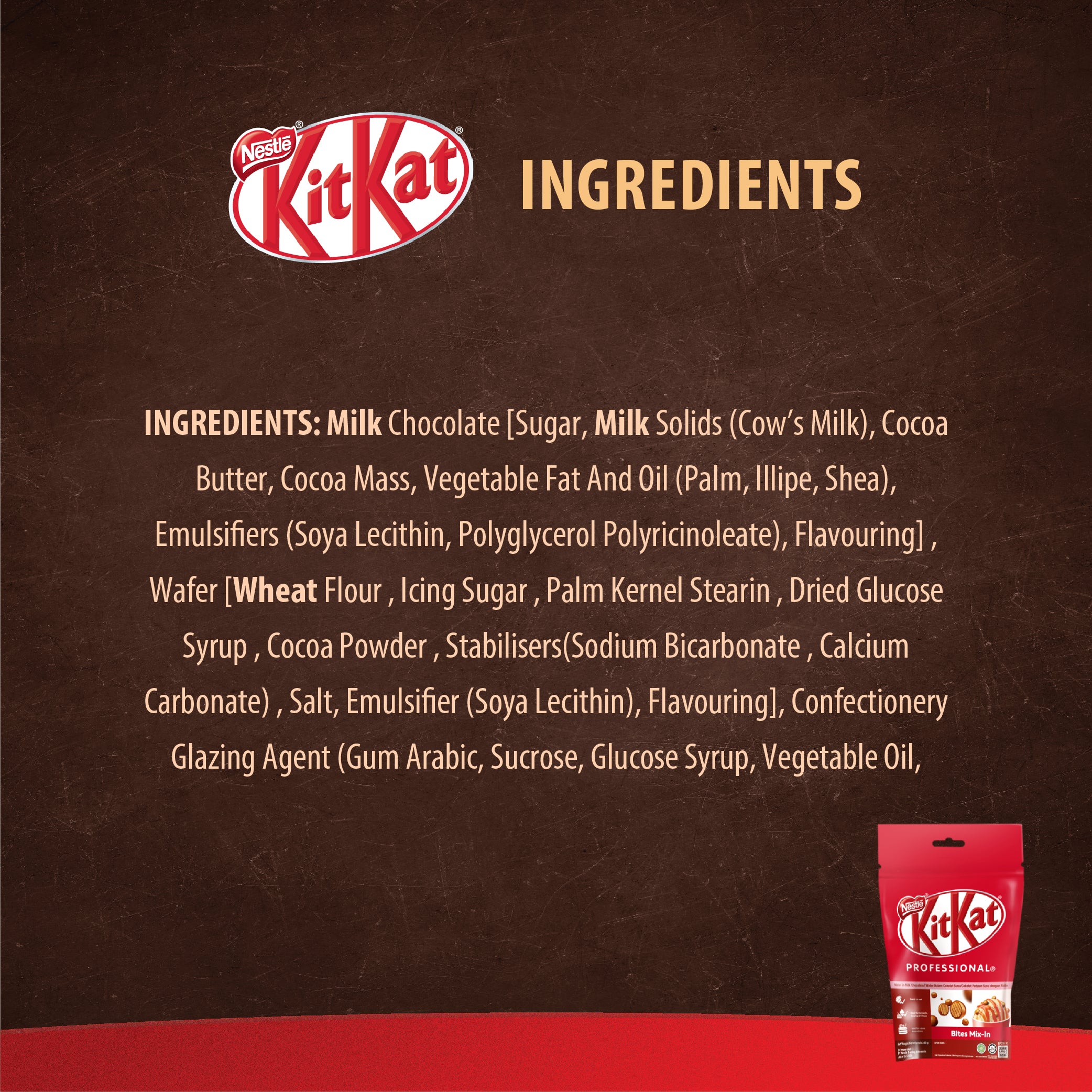 Nestle Kitkat Bites Mix-In 240g