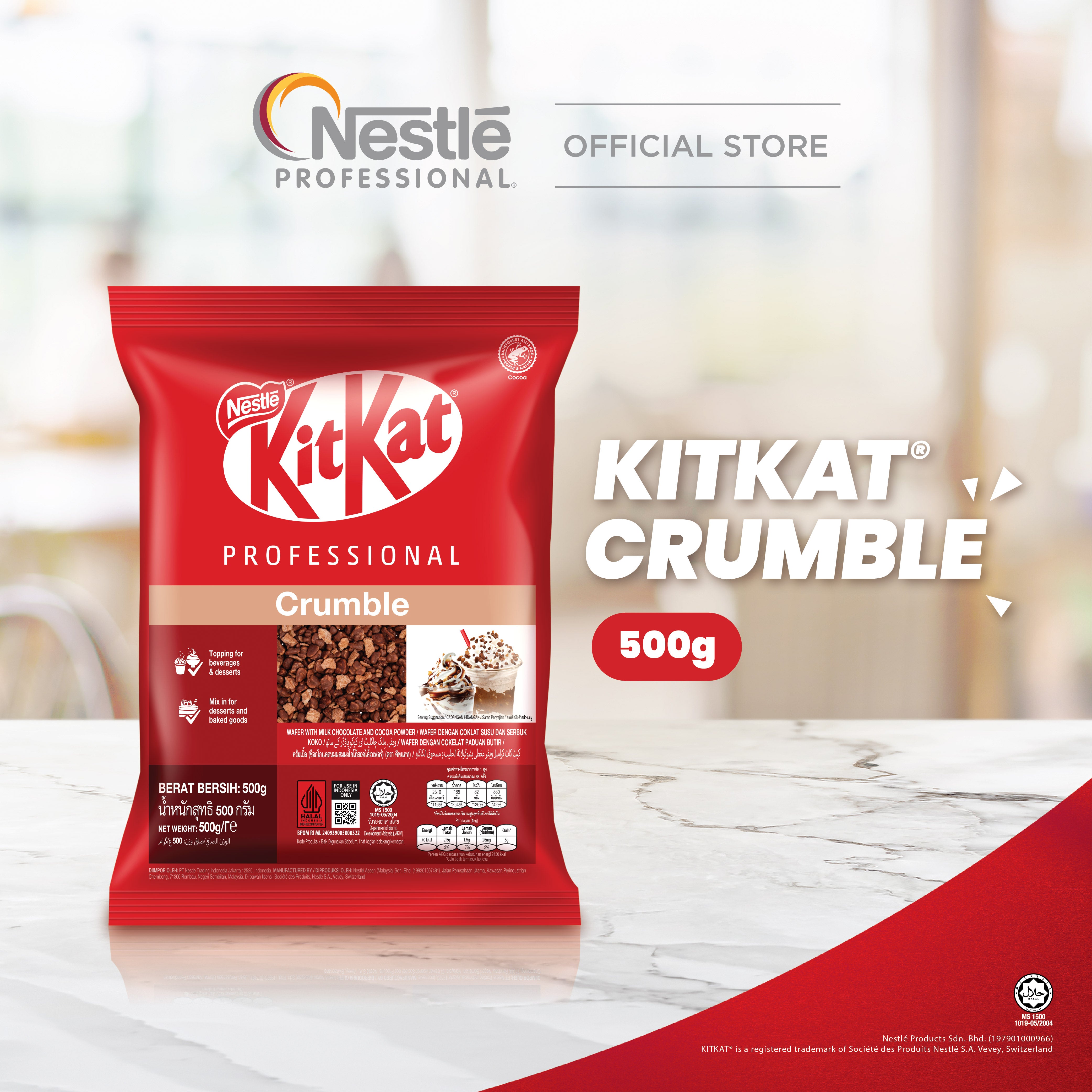 Nestle KITKAT Crumble 500g