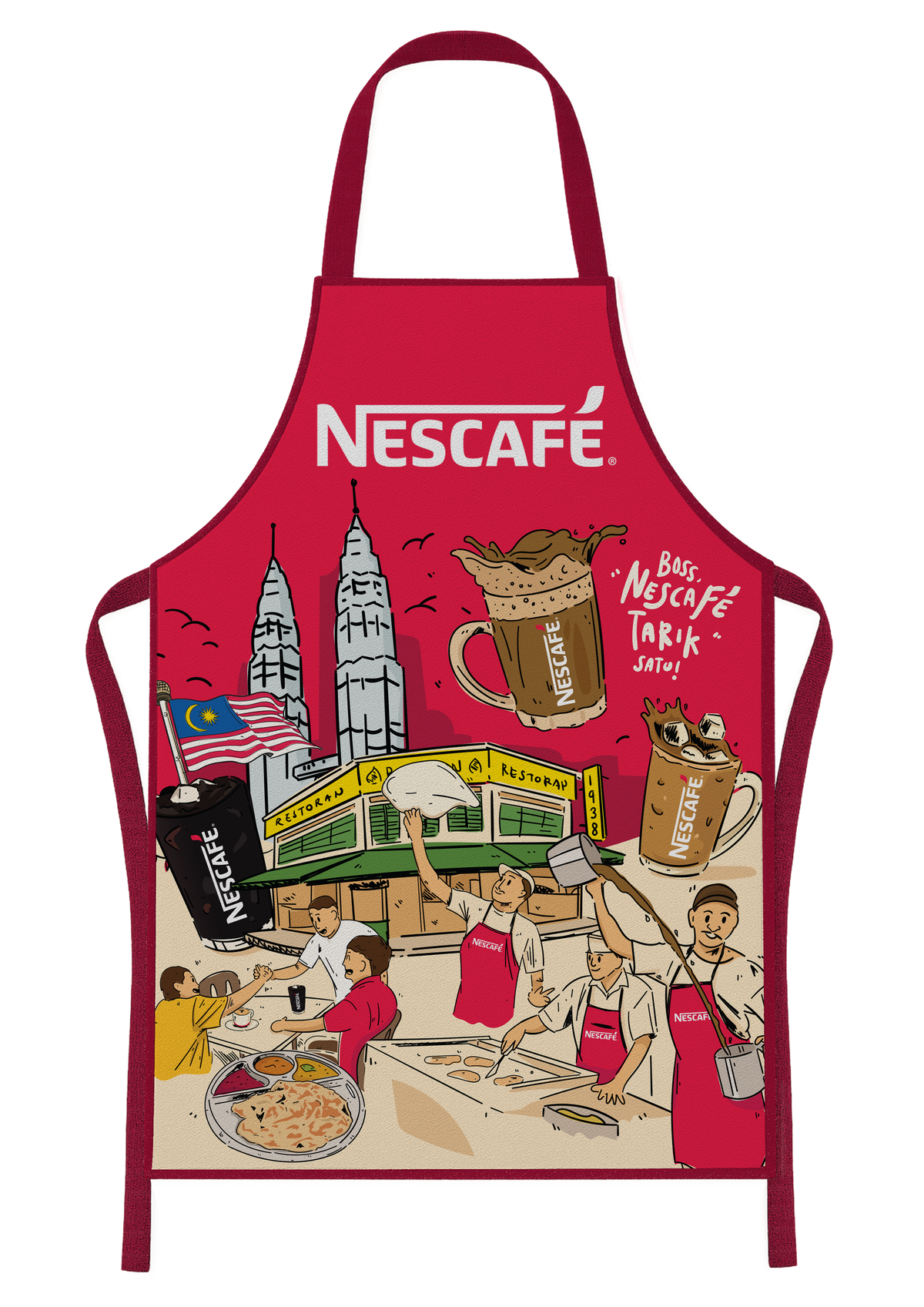 [FOC] NESCAFE Mamak Apron