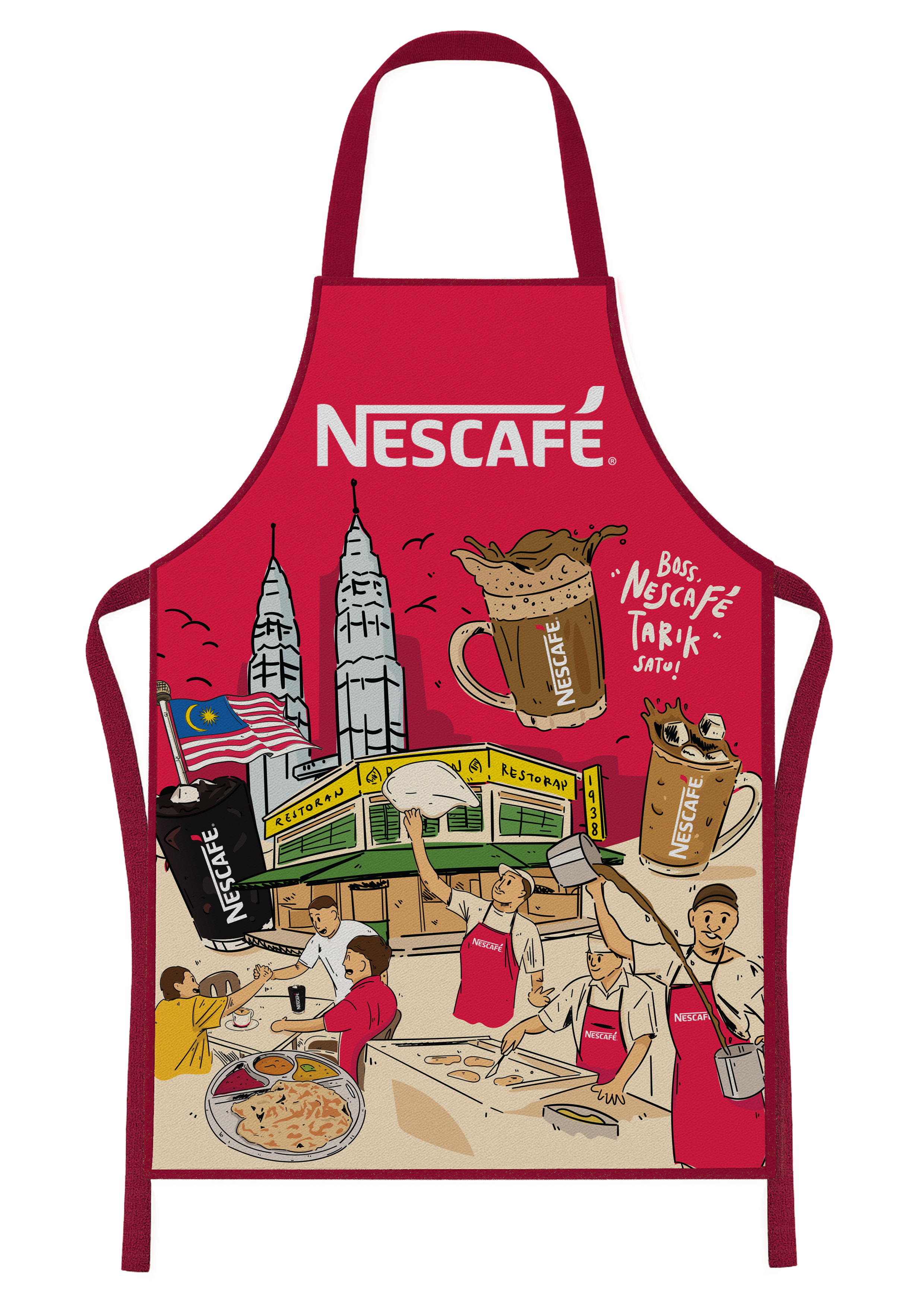 [FOC] NESCAFE Mamak Apron